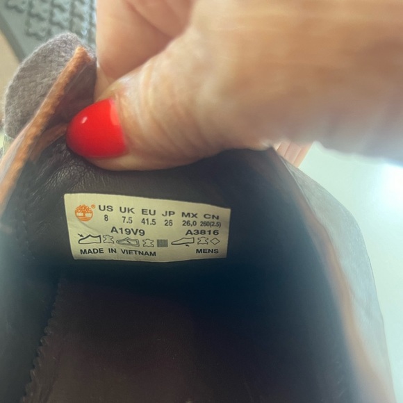 Timberland Boot Co Wodehouse Chukka Lost History Burnish Brown Sz 8 Oxford Shoes - Picture 13 of 16